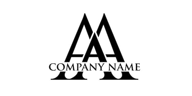 Vetor um logotipo para uma empresa chamada aa.