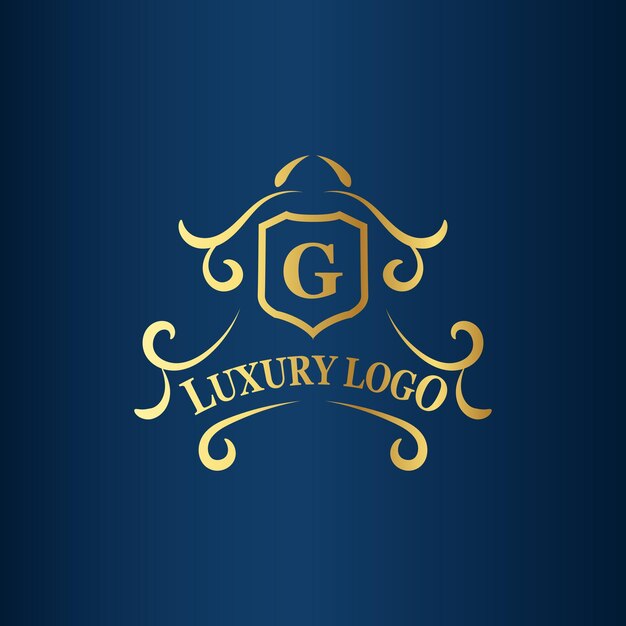 Vetor um logotipo para uma marca de luxo chamada g.