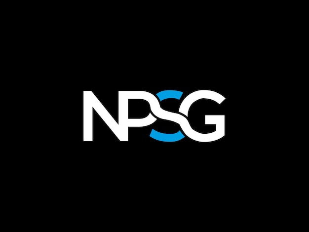 Um logotipo preto e branco para nnpg