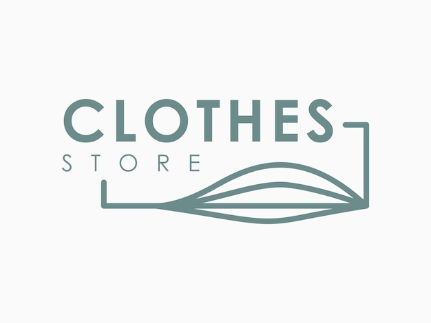 Um logotipo verde para loja de roupas