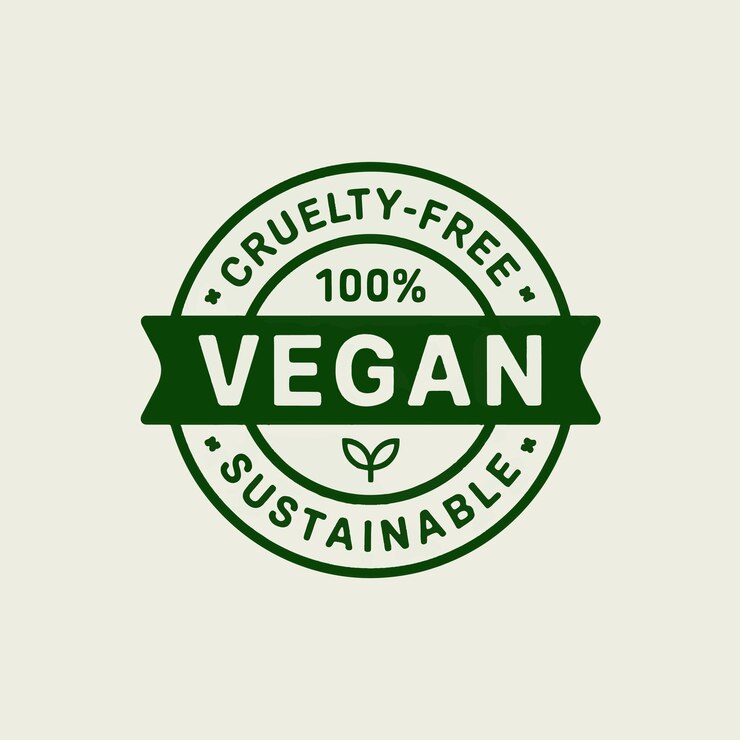 um logotipo verde para produtos orgânicos veganos