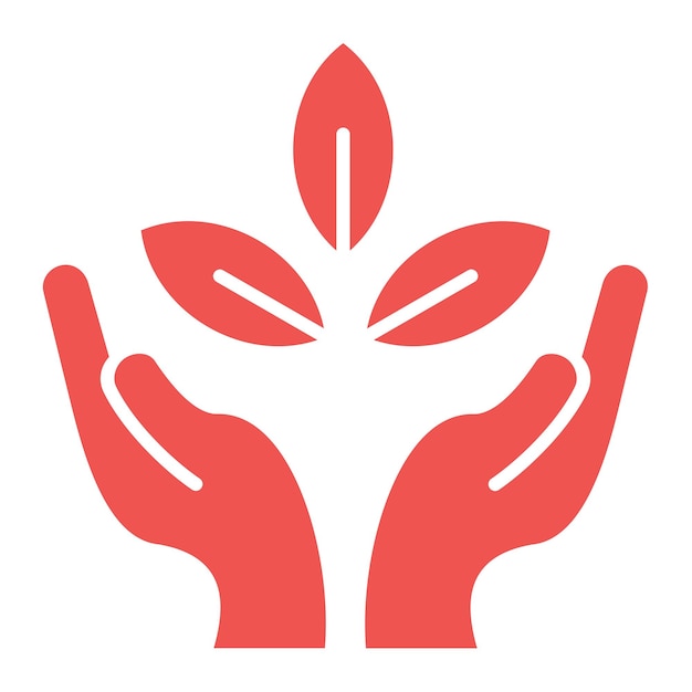 Vetor um logotipo vermelho e branco com mãos que diz apeace