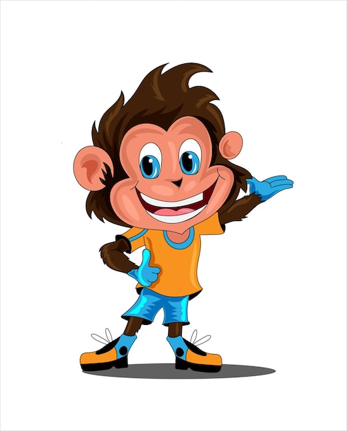 Vetores de Ilustração Vetorial De Macaco De Desenho Animado Macaco Louco  Com Cabo De Rede e mais imagens de Camiseta - iStock