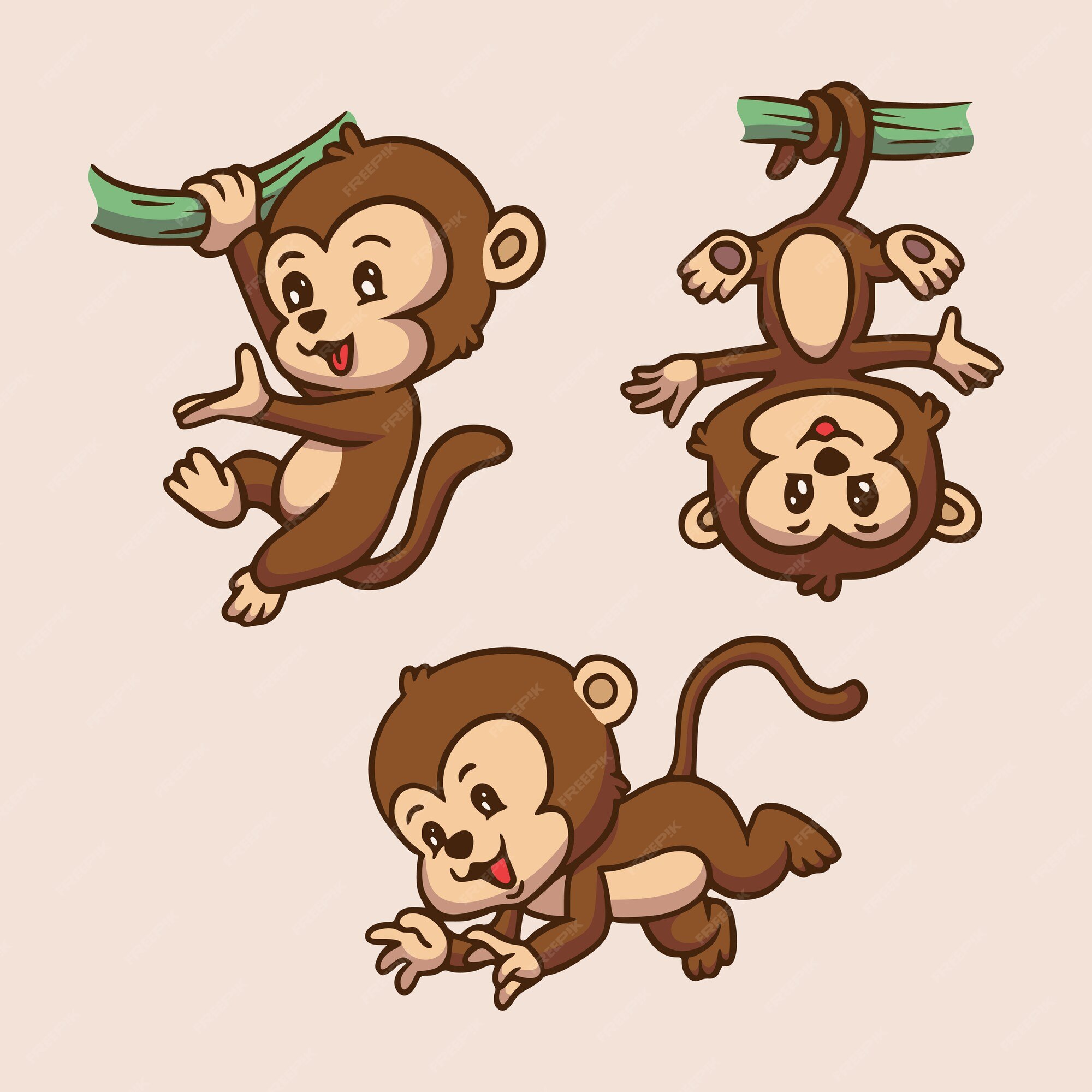 Macaco-desenho Na árvore E Polegares Para Cima Ilustração do Vetor -  Ilustração de nave, bebê: 236602163