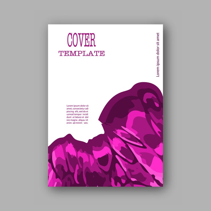 Vetor um modelo criativo para o fundo de um catálogo de brochura de capa e ideia de design