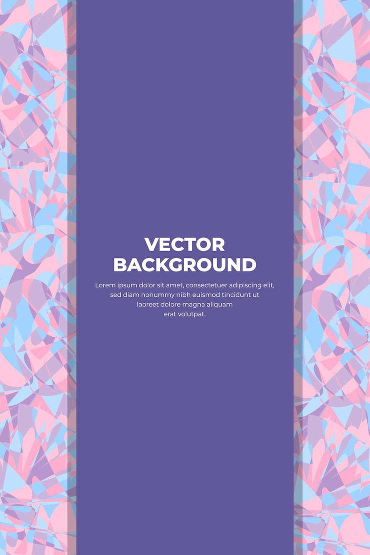 Vetor um modelo de banner abstrato colorido com texto falso para web design, página de destino, história de mídia social e material de impressão