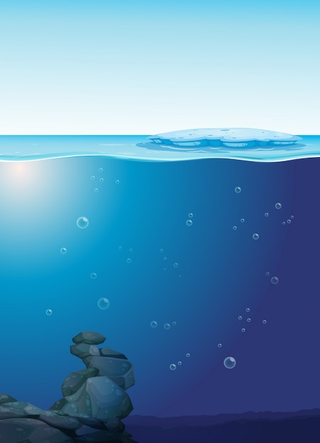 Um modelo subaquático profundo