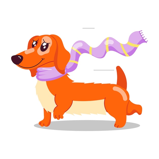 Um pacote de 16 adesivos planos de cachorrinhos bonitos