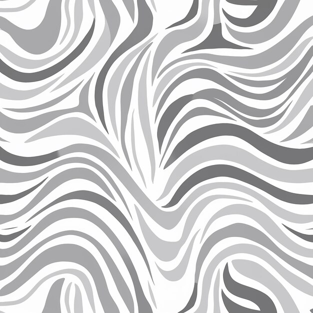Vetor um padrão abstrato preto e branco com ondas e ondas
