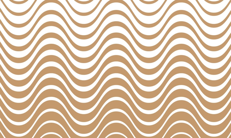 Vetor um padrão sem costura com ondas e ondas