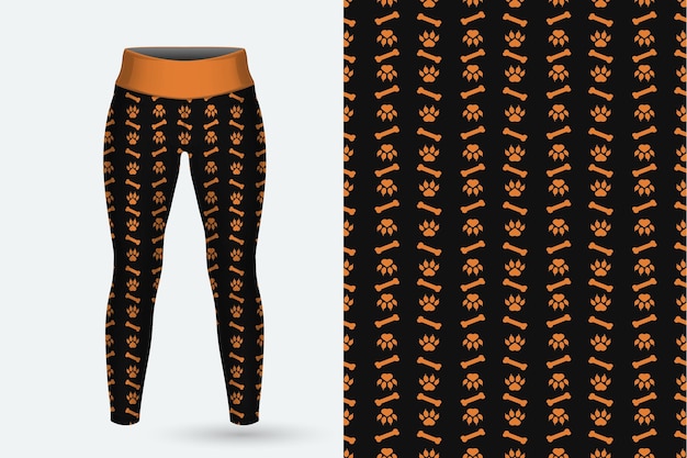 Vetor um par de leggings com a palavra zelda