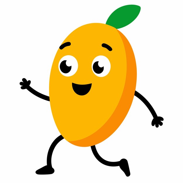um personagem de desenho animado com um rosto e um sorriso no rosto
