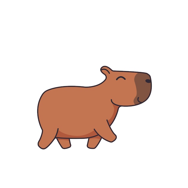 Capivara Mamífero Capibara - Gráfico vetorial grátis no Pixabay - Pixabay