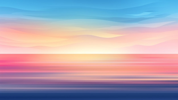 Um pôr-do-sol com um pôr- do-sol e o oceano ao fundo