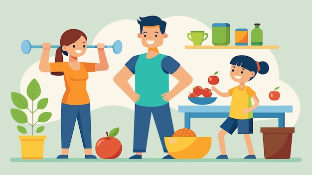 Um programa de preparação de refeições e exercícios especificamente concebido para pais ocupados com receitas fáceis e saudáveis