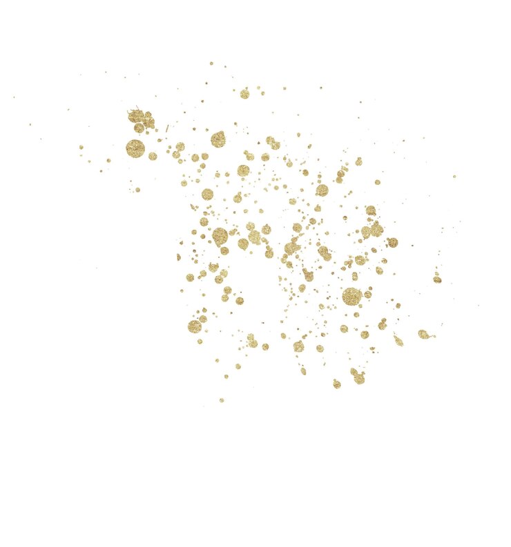 Vetor um respingo de tinta dourada, um respingo de ouro. curso, fonte, pincel