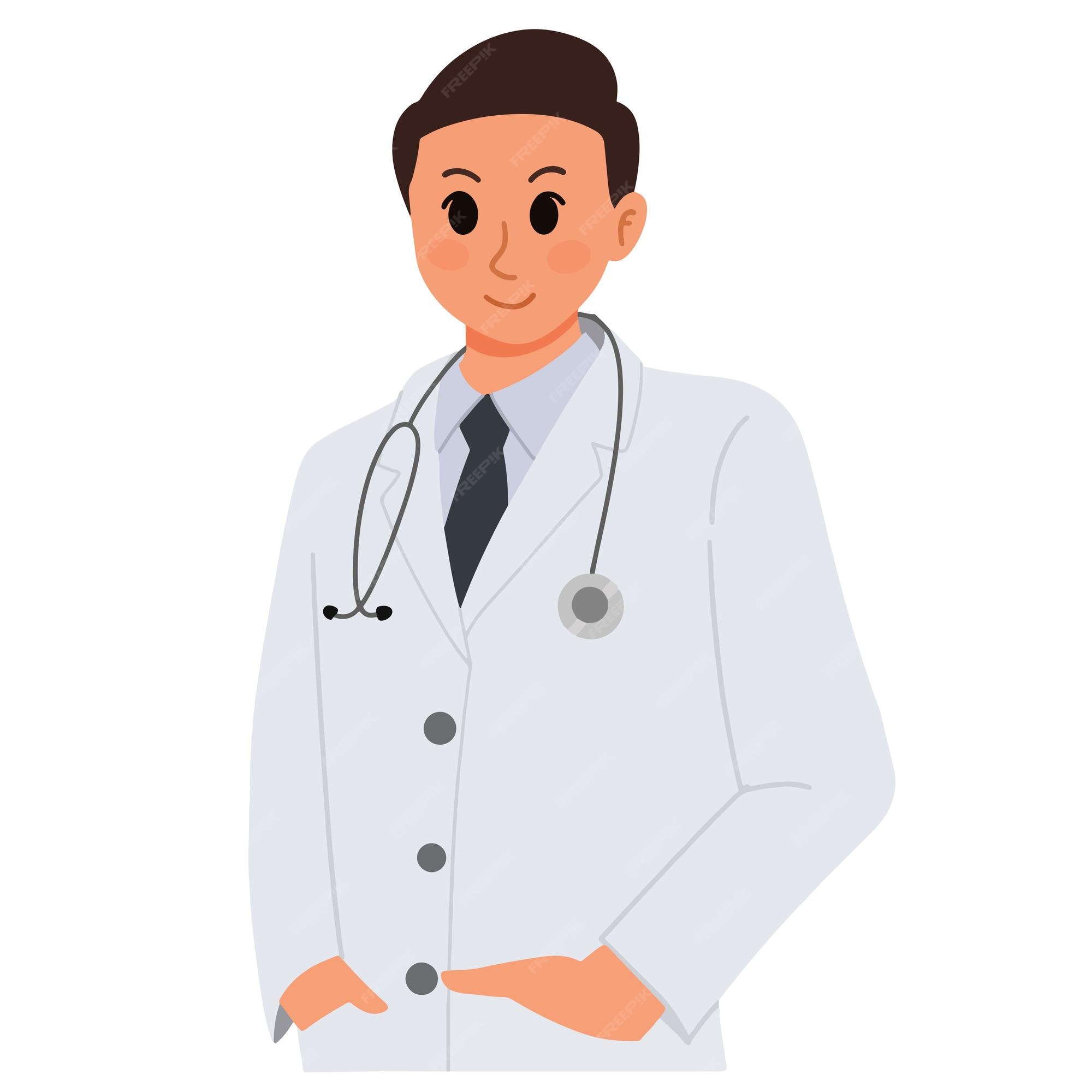 Médico Médico Médico, Homem, Em, Doutores, Escritório, Desenho Animado,  Ilustração Vetorial Royalty Free SVG, Cliparts, Vetores, e Ilustrações  Stock. Image 122989411