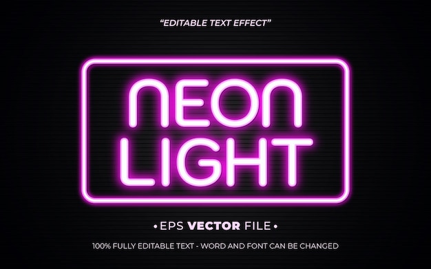 Um sinal de néon que diz brilhar em luzes de néon