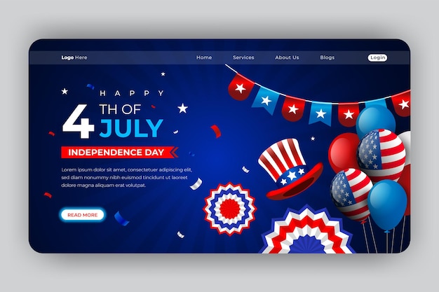 um site para os Estados Unidos da América