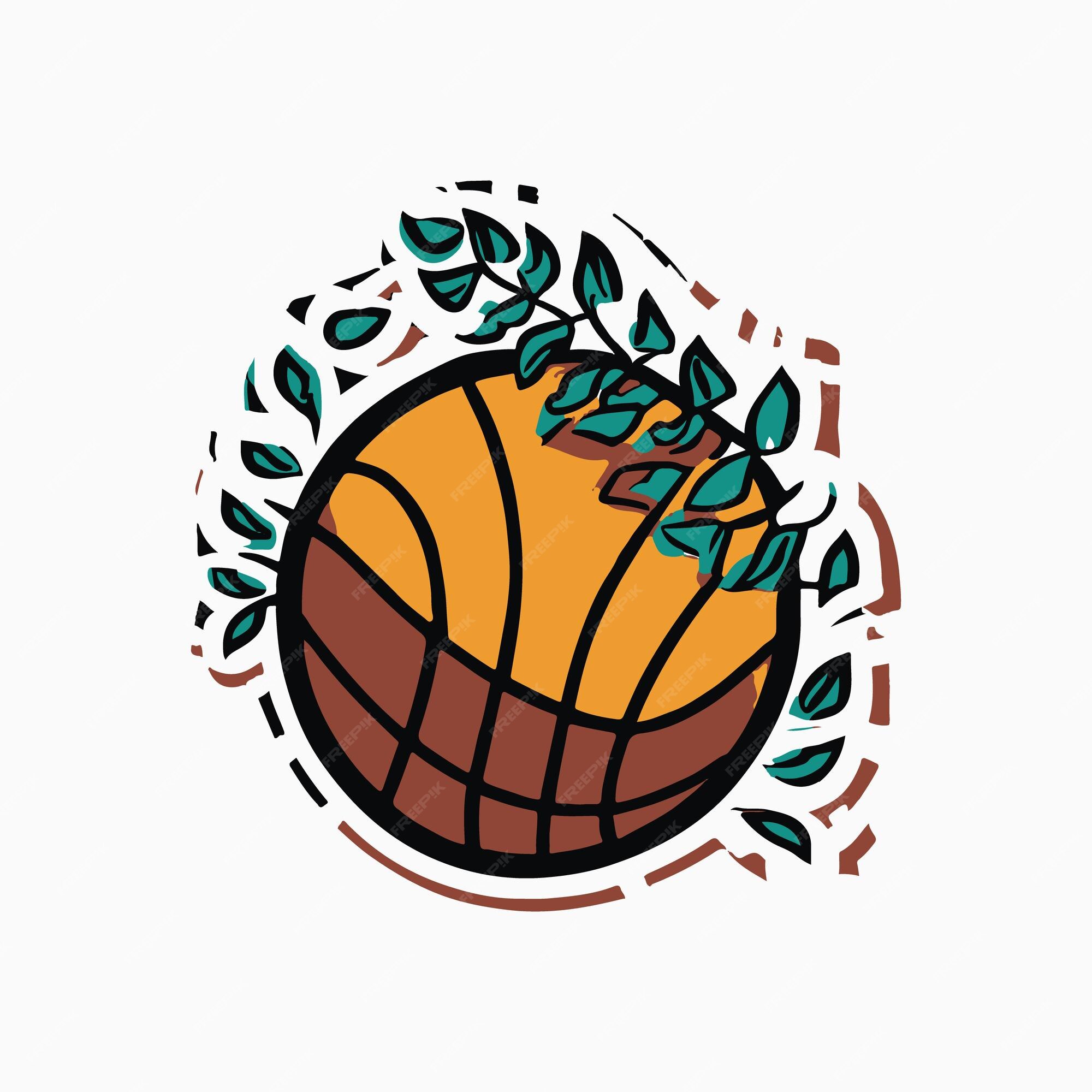 Desenho de Bola de basquete pintado e colorido por Usuário não