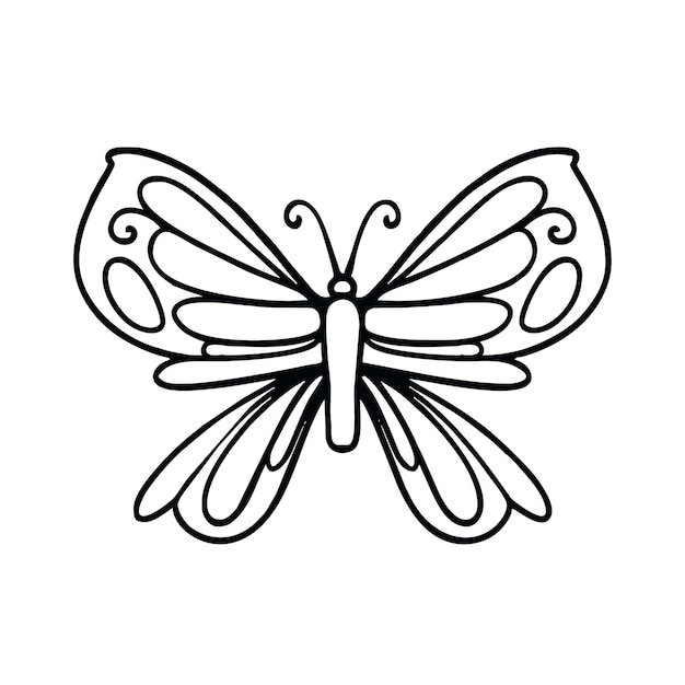 Uma borboleta com uma borboleta nela