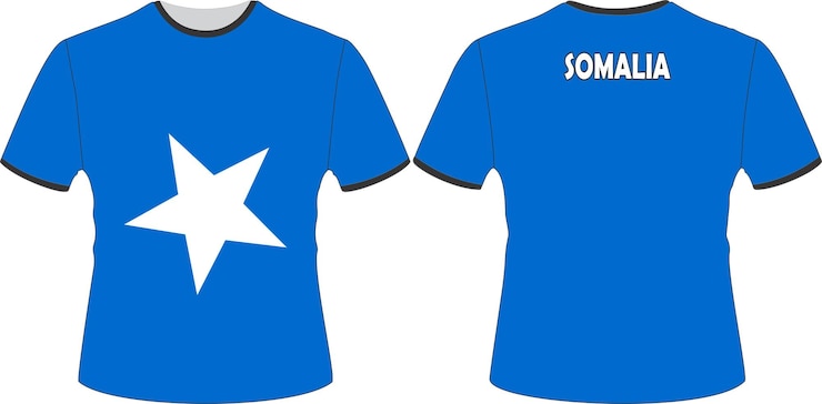 Vetor uma camisa azul com a palavra alguém