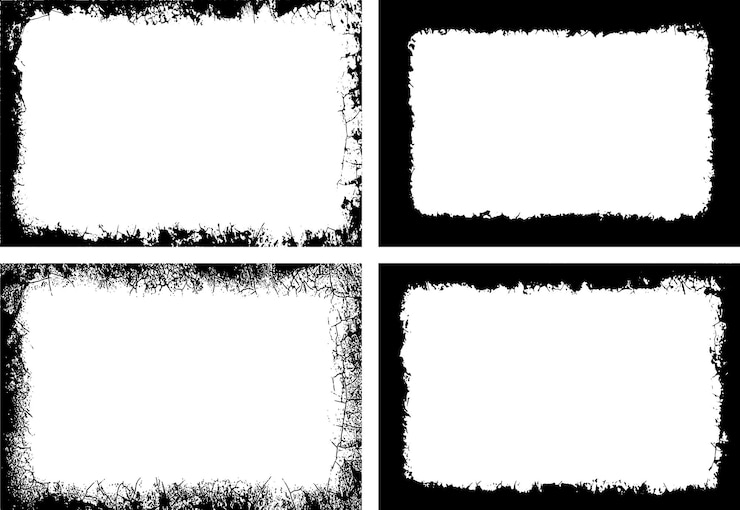 Vetor uma colagem de imagens com as palavras " retângulo " na parte inferior