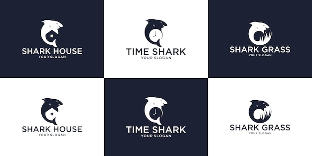 Uma coleção de designs exclusivos de tubarões