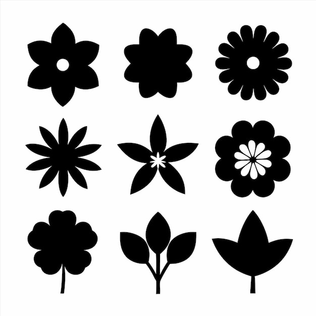uma coleção de flores do livro do artista robert