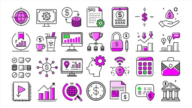 uma coleção de imagens, incluindo uma calculadora, um chaveiro e uma calculadora
