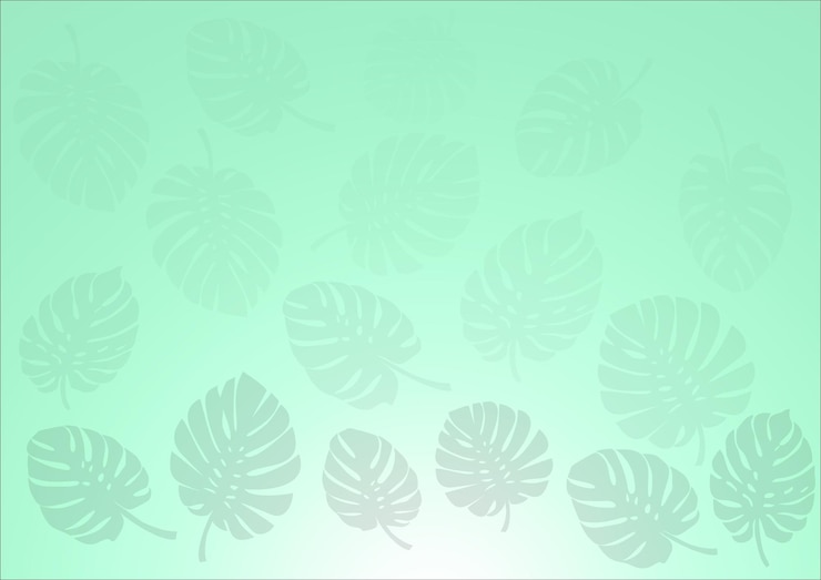 Vetor uma folha de uma planta chamada monstera como fundo para projetar seu próprio trabalho