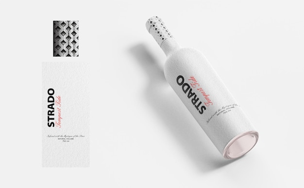 uma garrafa de oscilla com um rótulo branco que diz oscilla