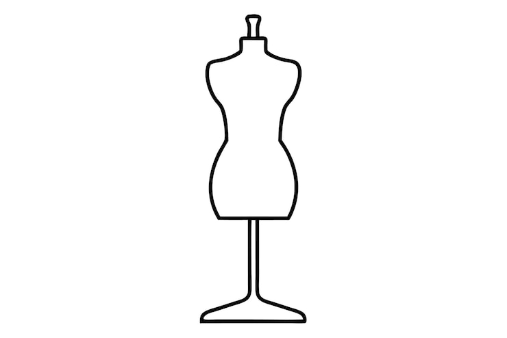 Vetor uma ilustração vetorial de arte de linha fictícia de tailors