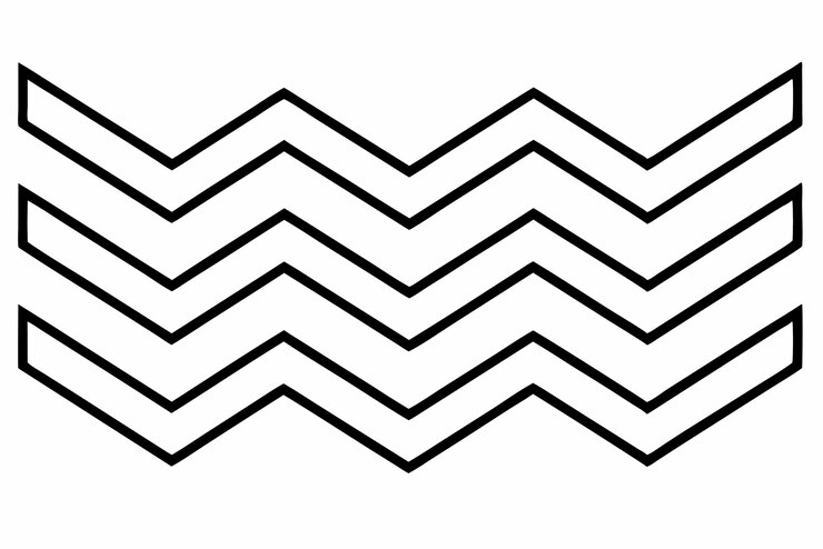 Vetor uma imagem em branco e preto de um padrão em preto e branco