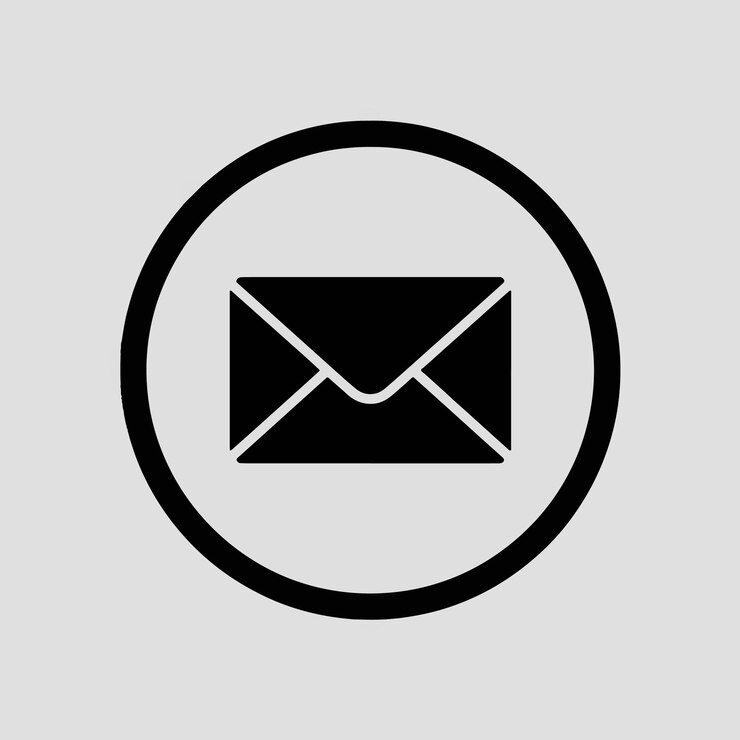 Vetor uma imagem em preto e branco de um envelope com a letra r nele