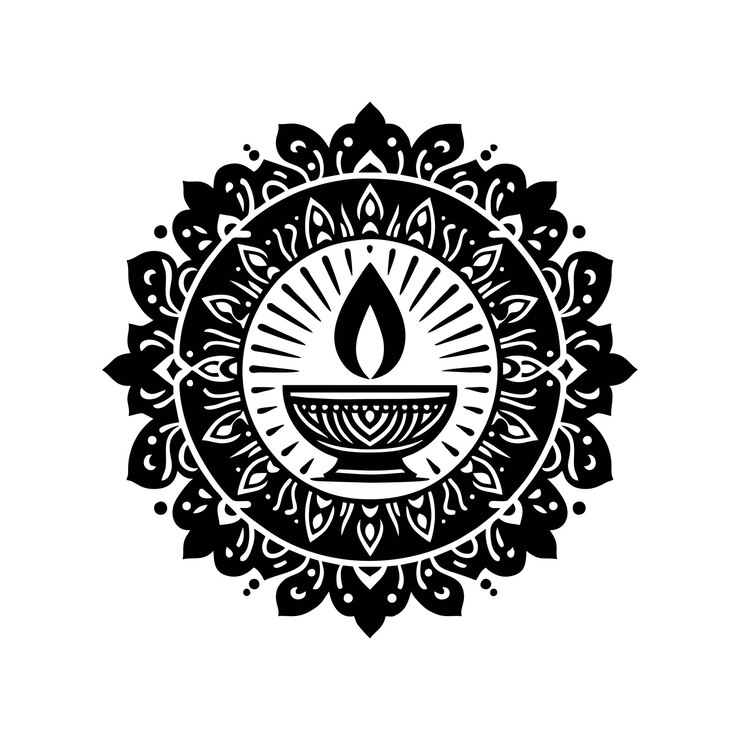 Vetor uma imagem em preto e branco de uma vela que diz