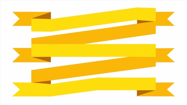 uma linha de tiras amarelas que dizem " não "