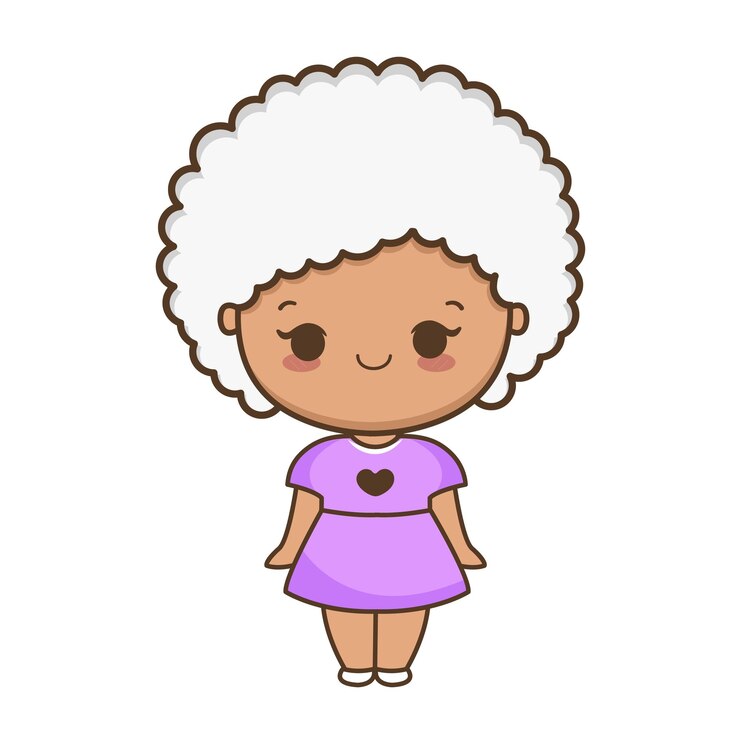 Vetor uma mascote bonita, a kawaii chibi vector.
