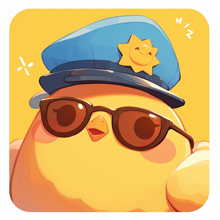 Vetor uma miúda bonita, estilo desenho animado da polícia de trânsito.