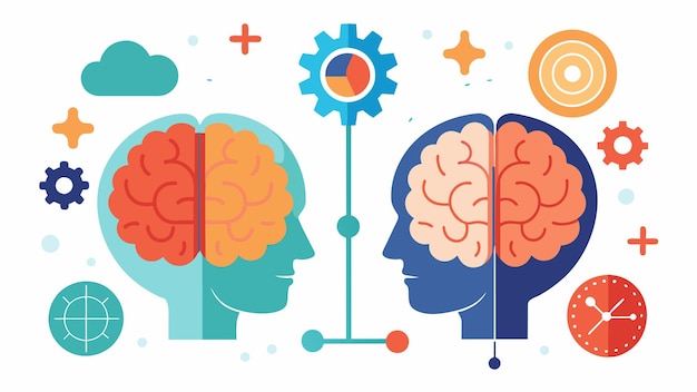 Uma montagem de antes e depois de varreduras cerebrais mostrando as notáveis melhorias na saúde cerebral e