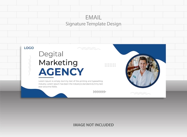 Uma página da web para uma agência de marketing