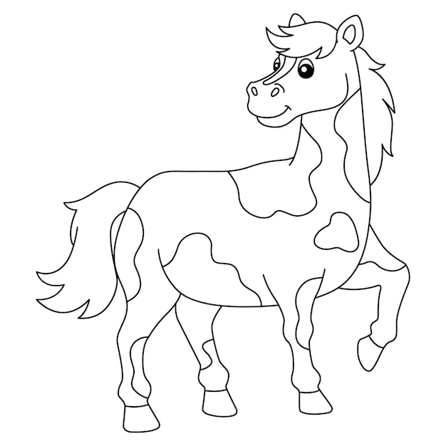 Desenho de Cavalo Stock australiano para colorir