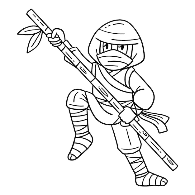 Desenhos de Ninja para colorir - Bora Colorir