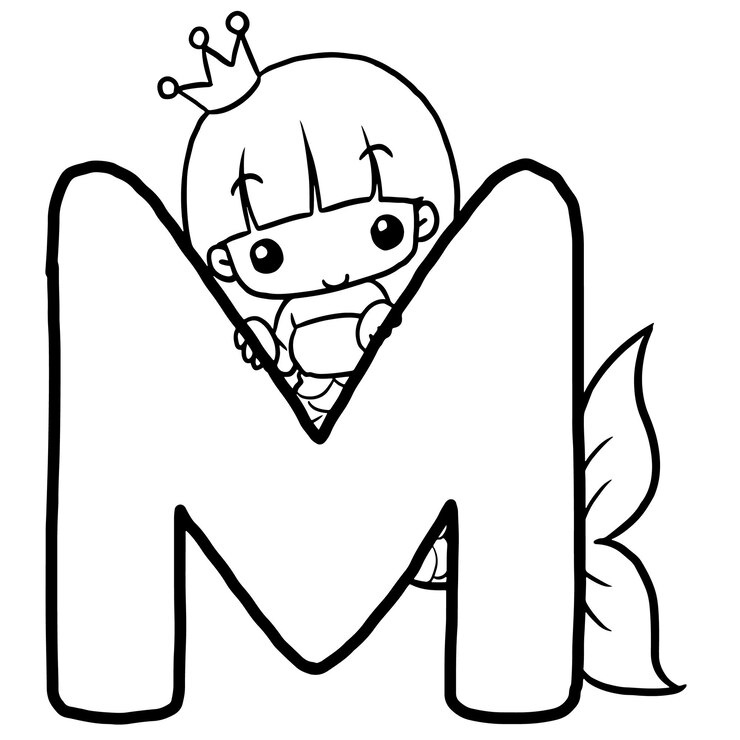 Vetor uma personagem de desenho animado com uma coroa e uma coroa