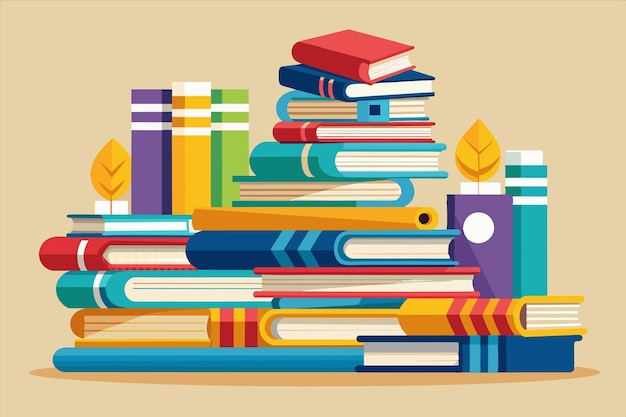 uma pilha de livros com um que diz " a palavra " na parte de baixo