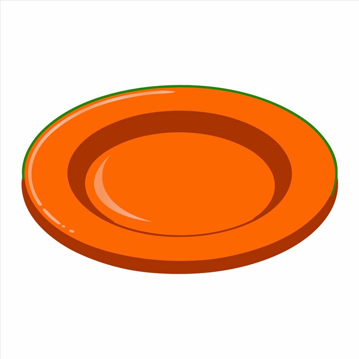 Vetor uma placa laranja com uma borda verde e uma borda vermelha