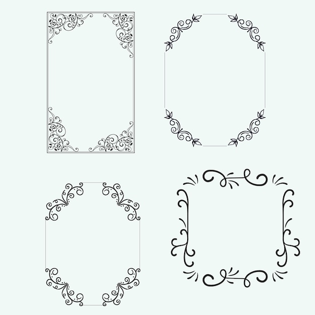 uma série de quatro espelhos com um desenho que diz velcro
