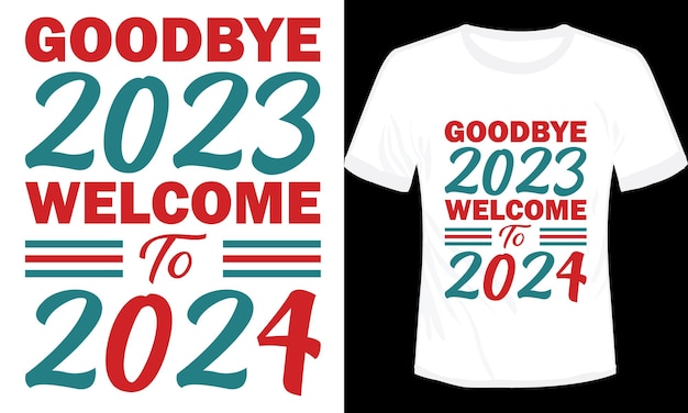 Uma t-shirt que diz adeus 202 bem-vindo a 2022.