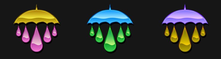 Vetor umbrella abstract vector template design emblema logotipo água ecologia tecnologia de negócios ideia universal ilustração vetorial