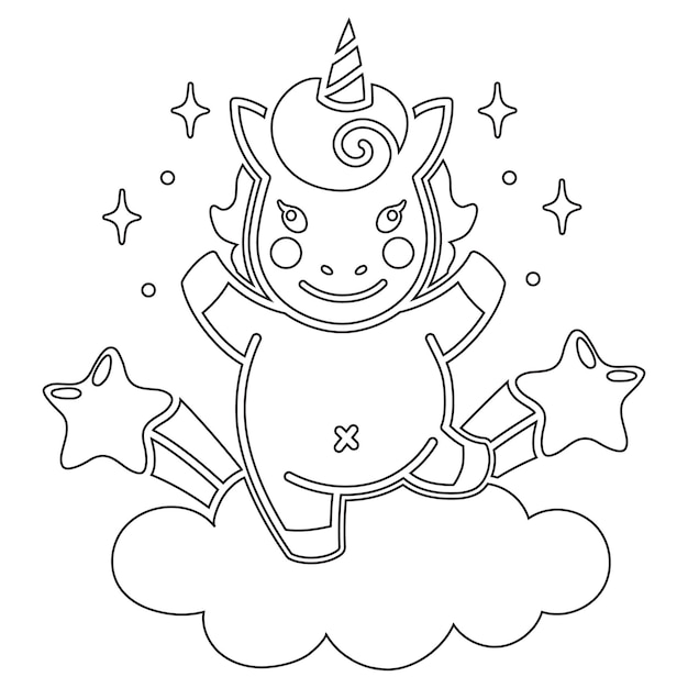 Unicórnio 3D SVG